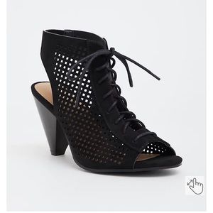 Black Cone Bootie